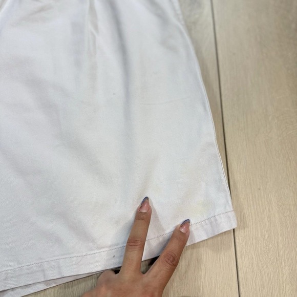 Vintage Tabasco Clothing Men's Shorts 36 Beige Pleated Chino Cotton Casual USA - Picture 2 of 8